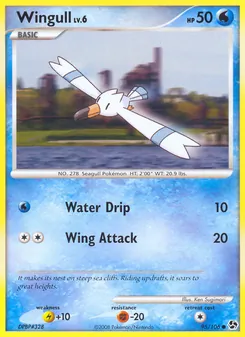 Wingull card from Great Encounters, number 95/106