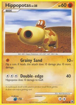 Hippopotas card from Majestic Dawn, number 66/100