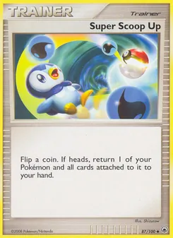 Super Scoop Up card from Majestic Dawn, number 87/100