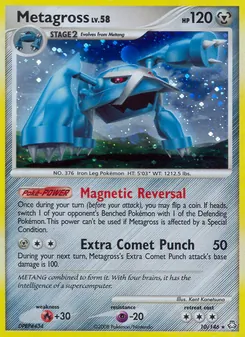 Metagross card from Legends Awakened, number 10/146