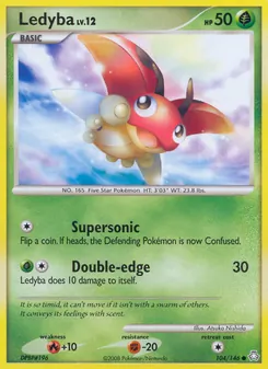 Ledyba card from Legends Awakened, number 104/146