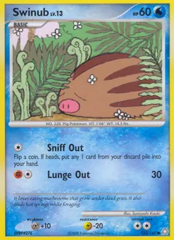 Swinub card from Legends Awakened, number 123/146
