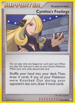 Cynthia's Feelings card from Legends Awakened, number 131/146