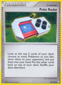 Poké Radar card from Legends Awakened, number 133/146