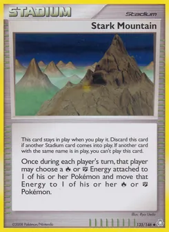 Stark Mountain card from Legends Awakened, number 135/146