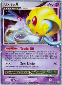Uxie card from Legends Awakened, number 146/146