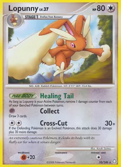 Lopunny card from Legends Awakened, number 33/146