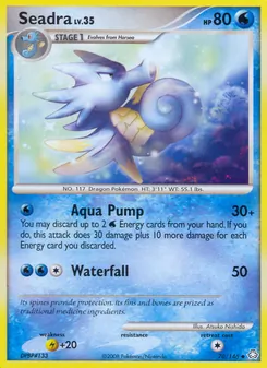 Seadra card from Legends Awakened, number 70/146