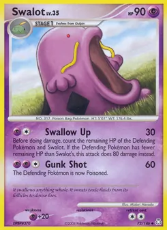 Swalot card from Legends Awakened, number 72/146