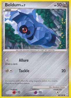 Beldum card from Legends Awakened, number 84/146
