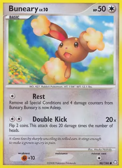 Buneary card from Legends Awakened, number 86/146