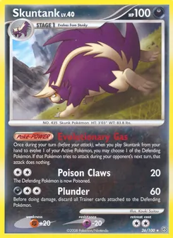Skuntank card from Stormfront, number 26/100