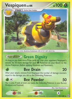 Vespiquen card from Stormfront, number 31/100