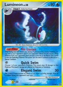 Lumineon card from Stormfront, number 4/100