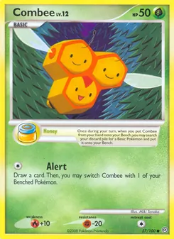 Combee card from Stormfront, number 57/100