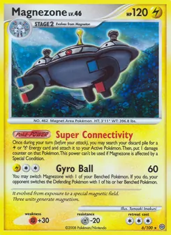 Magnezone card from Stormfront, number 6/100