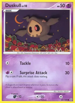 Duskull card from Stormfront, number 60/100