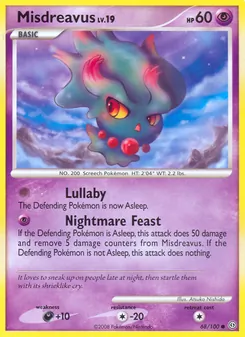 Misdreavus card from Stormfront, number 68/100