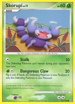 Skorupi card from Stormfront, number 73/100