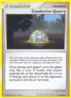 Conductive Quarry card from Stormfront, number 82/100