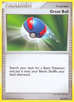 Great Ball card from Stormfront, number 85/100