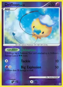 Drifloon card from Stormfront, number SH1/100