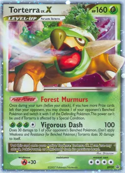 Torterra card from DP Black Star Promos, number DP09/56