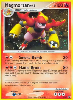 Magmortar card from DP Black Star Promos, number DP20/56