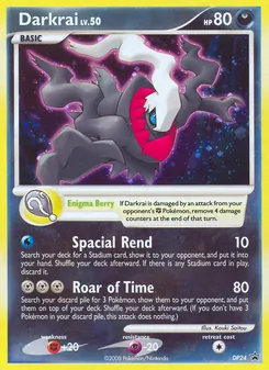 Darkrai card from DP Black Star Promos, number DP24/56