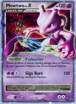 Mewtwo card from DP Black Star Promos, number DP28/56