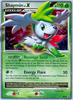 Shaymin card from DP Black Star Promos, number DP39/56