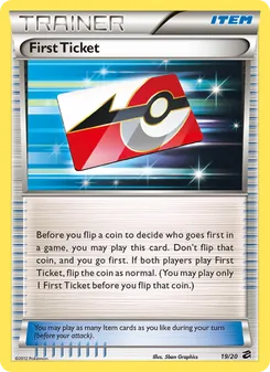 First Ticket card from Dragon Vault, number 19/20