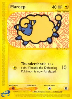 Mareep card from Expedition Base Set, number 119/165