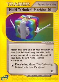 Multi Technical Machine 01 card from Expedition Base Set, number 144/165