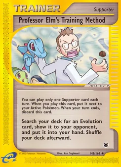 Professor Elm's Training Method card from Expedition Base Set, number 148/165