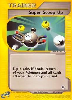 Super Scoop Up card from Expedition Base Set, number 151/165