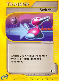 Switch card from Expedition Base Set, number 157/165
