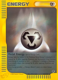 Metal Energy card from Expedition Base Set, number 159/165