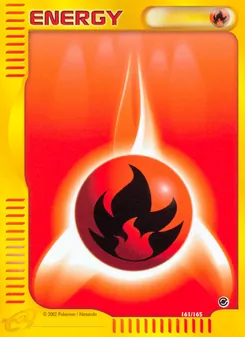 Fire Energy card from Expedition Base Set, number 161/165