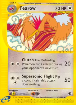 Fearow card from Expedition Base Set, number 45/165