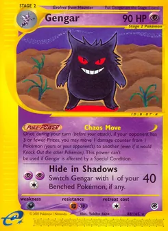 Gengar card from Expedition Base Set, number 48/165