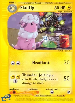 Flaaffy card from Expedition Base Set, number 77/165