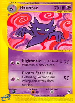 Haunter card from Expedition Base Set, number 80/165