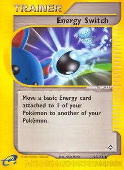 Energy Switch card from Aquapolis, number 120/147
