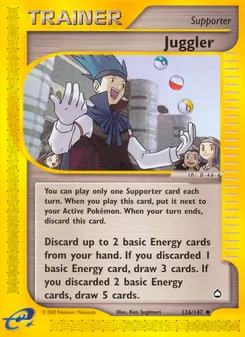 Juggler card from Aquapolis, number 126/147