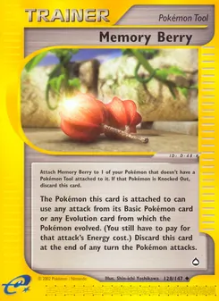 Memory Berry card from Aquapolis, number 128/147