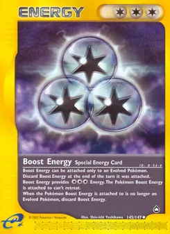 Boost Energy card from Aquapolis, number 145/147