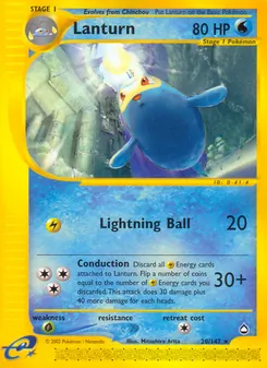 Lanturn card from Aquapolis, number 20/147