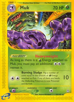 Muk card from Aquapolis, number 23/147