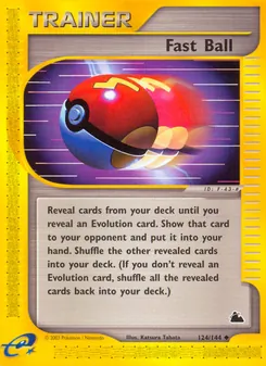 Fast Ball card from Skyridge, number 124/144